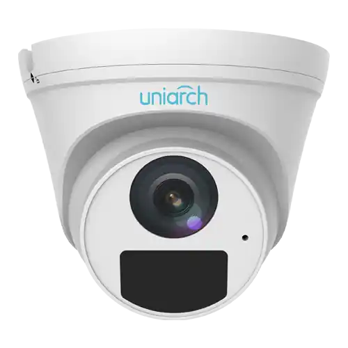 Ieftin Camera IP 2MP, lentila 2.8mm, IR 30m, Microfon integrat, PoE, IP67 - Uniarch IPC-T122-APF28-ECO