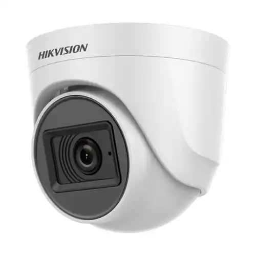 Camera de supraveghere 5MP lentila 2.8mm IR 20m microfon - Hikvision - DS-2CE76H0T-ITPFS-2.8mm Promoție