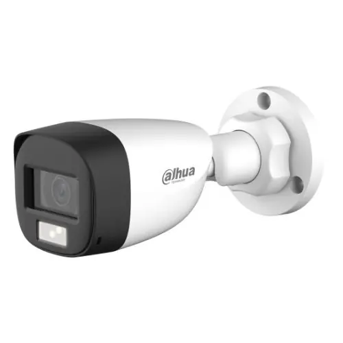 Reducere Camera analog Dahua, 2MP Eco Series, Smart Dual Light, IR 20m, 2.8 mm, microfon - HAC-HFW1200CL-IL-A-0280B-S6
