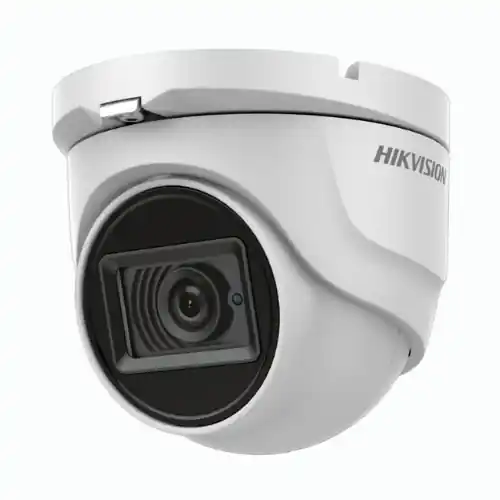 Camera de supraveghere, 5 MP, lentila 2.8mm, IR 30m, audio integrat - HIKVISION DS-2CE76H0T-ITMFS-2.8mm Transport gratuit