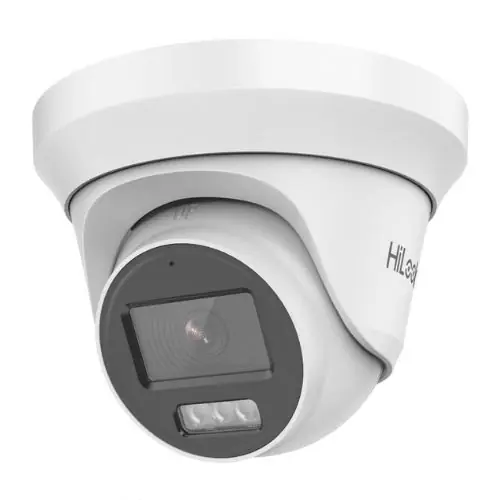 Plată securizată Camera analog Hikvision HiLook 5MP 3K, Iluminare Duala, IR 40m, Lumina Alba 20m, Audio, IP66 - THC-T257-LMS