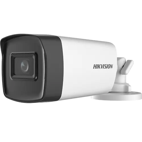 Super ofertă Camera AnalogHD 5 Megapixeli, lentila 2.8mm, IR 40m, AUDIO integrat - HIKVISION DS-2CE17H0T-IT3FS-2.8mm