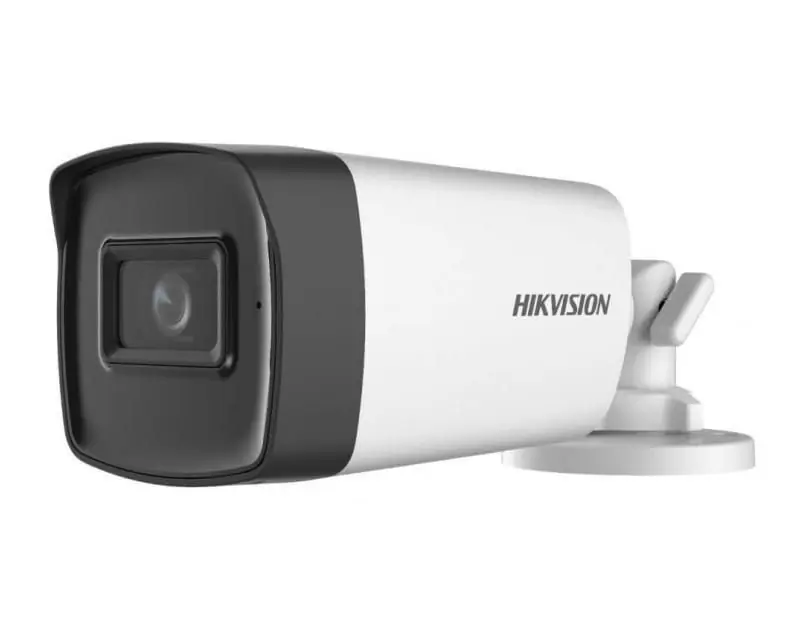 Camera supraveghere Hikvision Turbo HD bullet DS-2CE17H0T-IT3FS 5MP IR 40m 3.6mm audio integrat Calitate înaltă