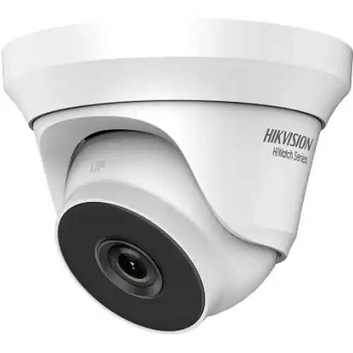 Camera supraveghere Hikvision seria HiWatch Turret 5 Megapixeli Lentila 2.8mm Infrarosu 40m HWT-T250-M-28 Ieftin