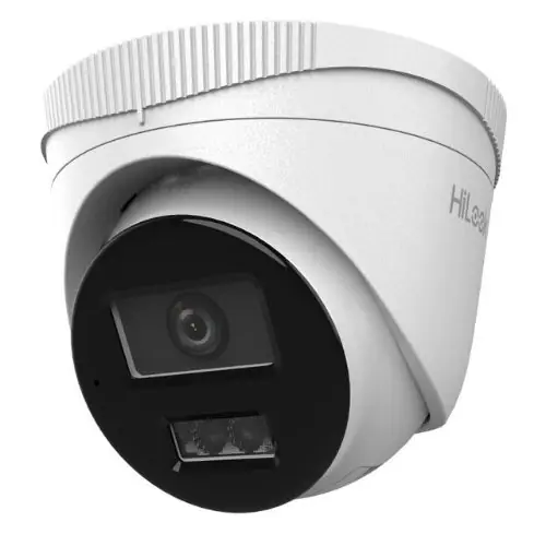 Reducere specială Camera IP HiLook, 2MP, Lentila 2.8mm, Smart Hybrid Light, microfon, PoE, IP67 - IPC-T220HA-LU