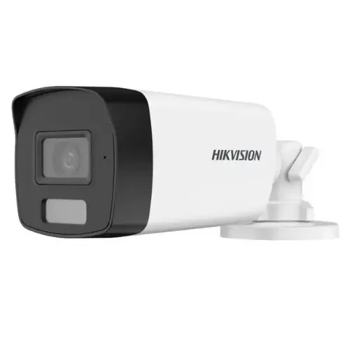 Camera de supraveghere, Smart Hybrid Light, 2MP, lentila 2.8mm, IR 40m, WL 40m, Microfon, IP67 - Hikvision DS-2CE17D0T-LFS-2.8mm Disponibil imediat