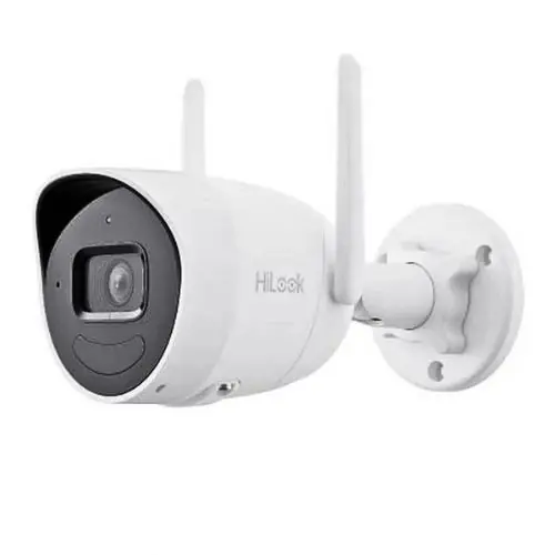 Preț mic Camera IP Wi-Fi HiLook, 2 MP, IR 30m, EXIR 2.0, microfon si difuzor, slot card MicroSD, IP66 - IPC-B120HA-D/W(W)