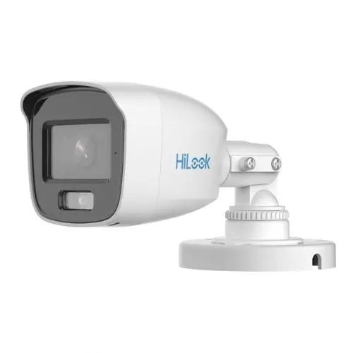 Reducere specială Camera de exterior Hikvision HiLook ColorVu, 5MP 3K, lentila 2.8 mm, LED alb 20m, IP66, alarma - THC-B159-MS