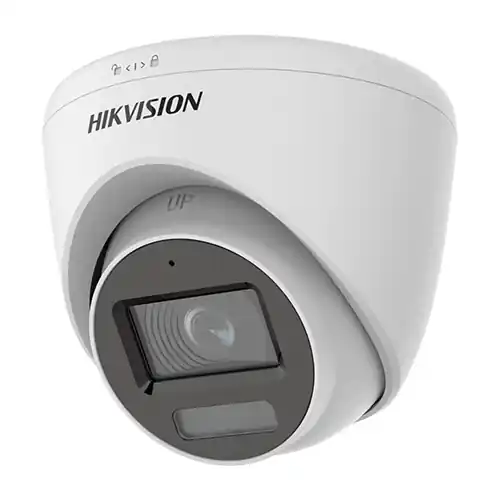 Mai ieftin Camera de supraveghere 5MP, lentila 2.8mm, IR 40m, WL 20m, Microfon - Hikvision - DS-2CE78K0T-LFS-2.8mm