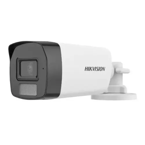 Nu rata Camera de supraveghere, 5MP 3K, lentila 2.8mm, IR 40m, lumina alba 40m, microfon - Hikvision DS-2CE17K0T-LFS-2.8mm