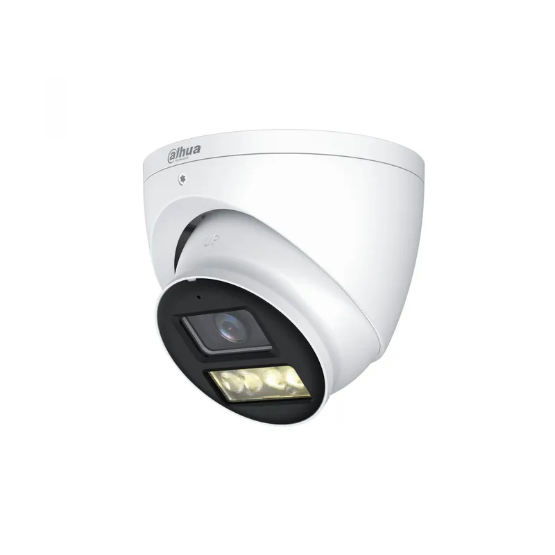 Camera analog Dahua, Dome, 5MP, Smart Dual Light, IR 40m, microfon, IP67 -HAC-HDW1500T-IL-A-0280B-S3 Plată securizată