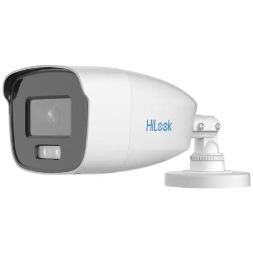 Camera analog Hikvision HiLook, ColorVu, 5MP 3K, lentila 2.8mm, Lumina Alba 40m, Audio, IP66 - THC-B259-MS Bestseller