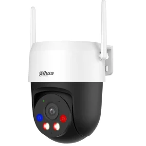 Camera IP wireless rotativa Dahua, Wi-Fi 6, 5MP, lentila 4mm, Iluminare duala, Alarma, Comunicare bidirectionala, slot microSD, IP66 - IPC-P5AS-PV Preferatul clienților