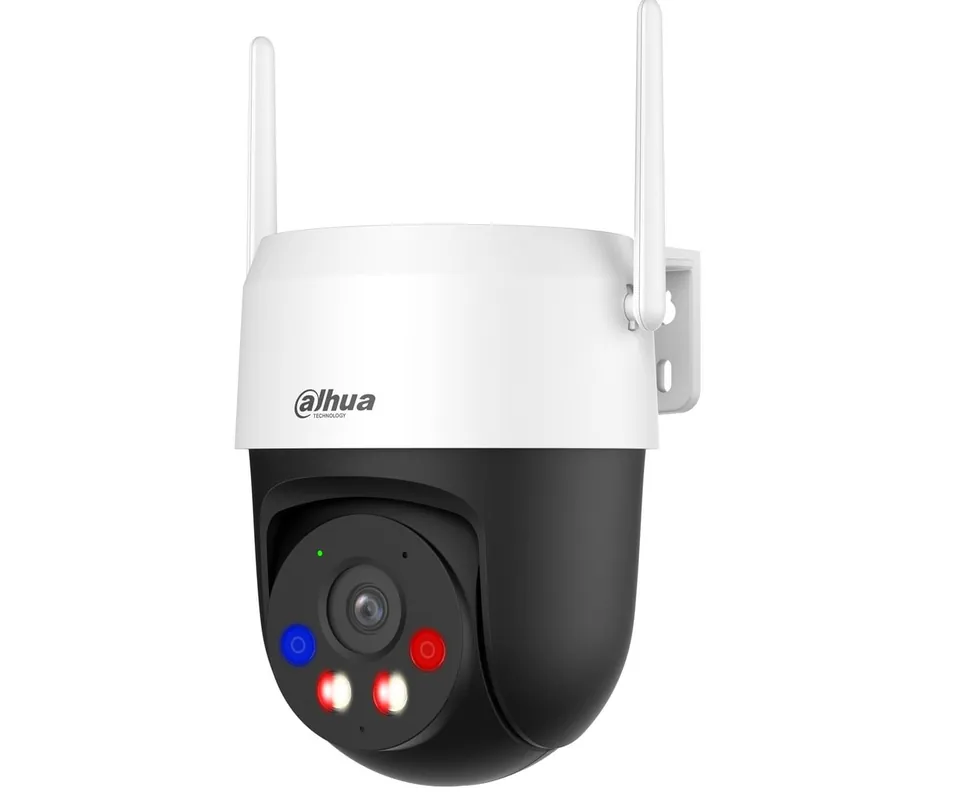 Camera IP wireless rotativa Dahua, Wi-Fi 6, 5MP, lentila 4mm, Iluminare duala, Alarma, Comunicare bidirectionala, slot microSD, IP66 - IPC-P5AS-PV Preferatul clienților