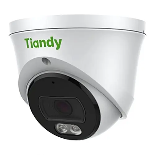 Reducere specială Camera IP Turret, Tri-Light Tiandy, 2MP, Lentila 2.8mm, Iluminare duala, Microfon, MicroSD, PoE, IP66 - TC-C32XP-I3-WEY-28