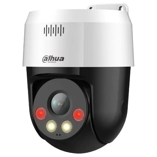 Camera IP PT Dahua, 5MP, Smart Dual Light WizSense, PoE, IR 30m, Alarma, Microfon, Difuzor- SD2A500NB-GNY-A-PV Preț redus