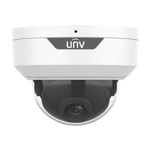 Reducere extra Camera IP 4 MP, EasyStar, lentila 2.8 mm, IR 30M, Mic, IK10 - UNV IPC324LE-ADF28K-H
