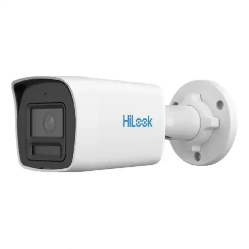 Camera IP Hikvision HiLook, 4MP, lentila 2.8mm, ColorVu, Iluminare duala 30m, Audio, PoE, IP67 - IPC-B149HA-LU Disponibil imediat