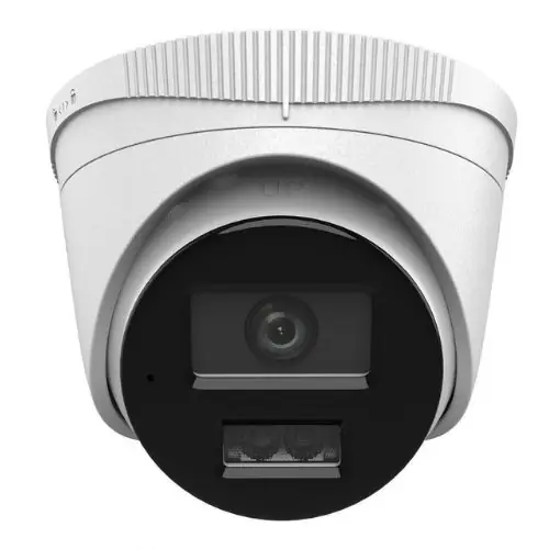 Camera IP HiLook 8MP, lentila 2.8mm, iluminare duala 30m, microfon, PoE, IP67 - IPC-T280HA-LU Promoție