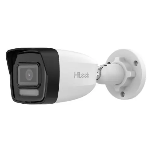 Camera IP Hikvision HiLook, 4K 8MP, Smart Dual Light, IR 30m, Lumina Alba 30m, Lentila 2.8mm, Microfon, PoE - IP67 - IPC-B180HA-LU Retur gratuit