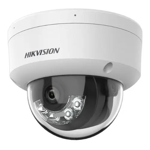 Camera IP Dome Hikvision2MP Smart Hybrid Light, Microfon, PoE, IR 30m, Lumina Alba 30m, lentila 2.8mm, IP67, IK08 - DS-2CD1123G2-LIUF(2.8MM) Livrare rapidă