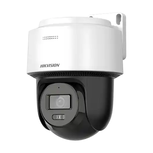 Camera supraveghere PT IP, 4MP, lentila 2.8mm, IR 30m, WL 30m, Audio, PoE, Smart Hybrid-Light, Auto-Tracking - Hikvision DS-2DE2C400MWG-E(2.8mm) Preț promoțional