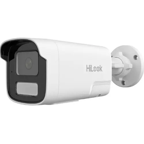 Bestseller CameraIP HiLook, 4K 8MP, Lentila 4mm, Iluminare duala 50m, Audio, PoE, IP67 - IPC-B480HA-LUF/SL(4mm)