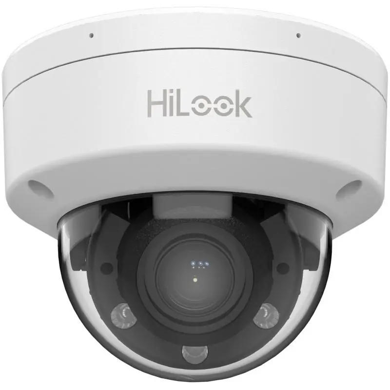 Camera supraveghere dome IP Hikvision HiLook IPC-D620HA-LZU, 2MP, 2.8-12mm, Smart Hybrid Light, Audio, slot microSD, IP67 Ultima șansă