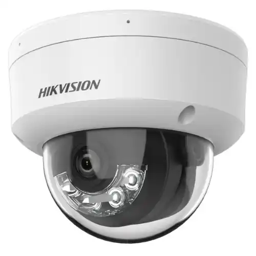 Cel mai vândut Camera supraveghere IP 4MP, lentila 2.8mm, IR 30m, lumina alba 30m, microfon, PoE, Smart Hybrid Light - Hikvision DS-2CD1143G2-LIU(2.8mm)
