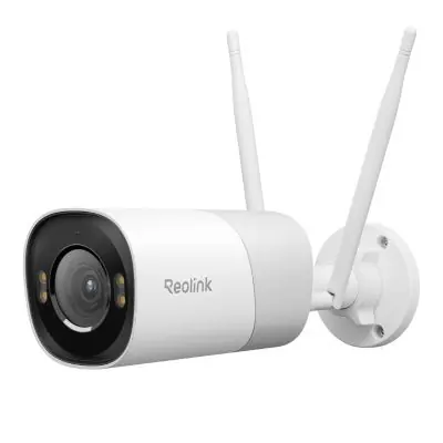 Camera IP Reolink 8MP 4K Dual Light 30m, lentila 2.7-13.5mm, zoom optic 5x, microfon si speaker, Wi-Fi 6, Alarm In/Out, RP-WCB8MZ Preț mic