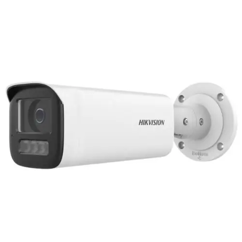 Comandă acum Camera de supraveghere IP Bullet 4MP Hikvision, PoE, IR 60m, lentila fixa: 2.8mm, Audio, SmartHybrid IR, DS-2CD1B43G2-LIUF(2.8MM)