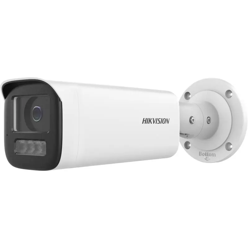 Transport gratuit Camera de supraveghere IP Bullet 4MP Hikvision, lentila 4mm, PoE, Microfon, Dual Light 60m - DS-2CD1B43G2-LIUF(4MM)