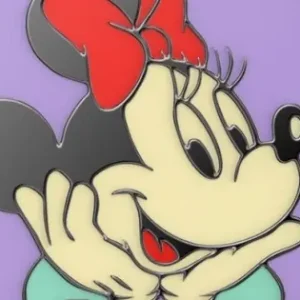 Suport PopSocket PopGrip cu Licenta Metalic Minnie Mouse 80s, Disney Ultima șansă
