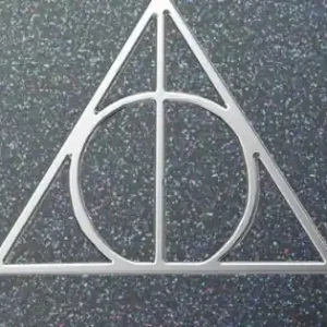 Suport Popsockets Enamel Glitter Deathly Hallows Harry Potter Sclipici Reducere de preț