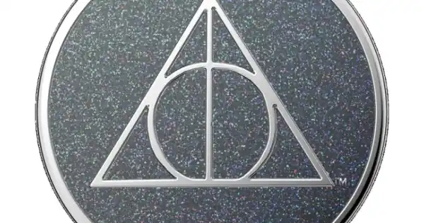 Suport Popsockets Enamel Glitter Deathly Hallows Harry Potter Sclipici Reducere de preț