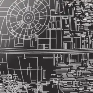 Suport Popsockets Grip Aluminum Death Star Negru-Alb Cumpărături sigure