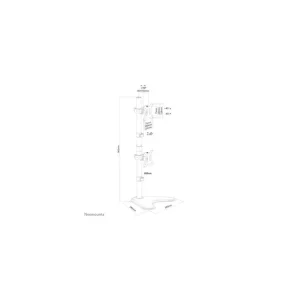 Chilipir Suport Monitor de Birou Dual, Neomounts by Newstar FPMA-D550DDVBLACK, 10" - 32", VESA 100x100, suporta pana la 8kg,
