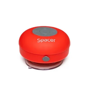 Cumpără acum Boxa Spacer DUCKY-RED portabila, 3W RMS, control volum, acumulator 300mAh, microfon incorporat, incarcare USB, waterproof, Rosu