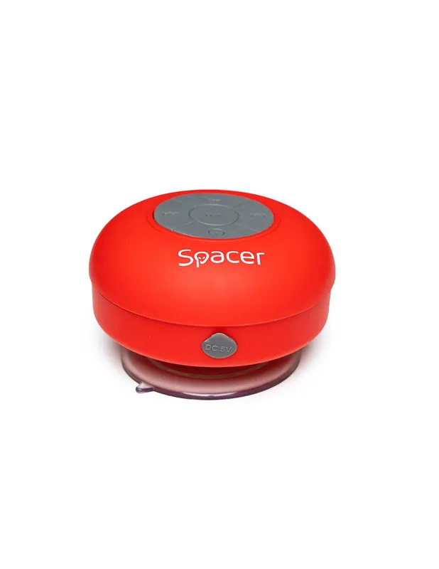 Cumpără acum Boxa Spacer DUCKY-RED portabila, 3W RMS, control volum, acumulator 300mAh, microfon incorporat, incarcare USB, waterproof, Rosu