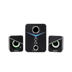 Set boxe Spacer Gaming 2.1 Tornado 11W Cumpărături sigure