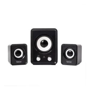 Retur gratuit Boxe Spacer 2.1, RMS 11W, control volum, Negru