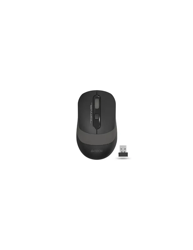 Nu rata Mouse A4tech, gaming, wireless, 2.4GHz, optic, 2000 dpi, butoane/scroll 4/1, buton selectare viteza, negru / gri, "FG10 Grey" (t