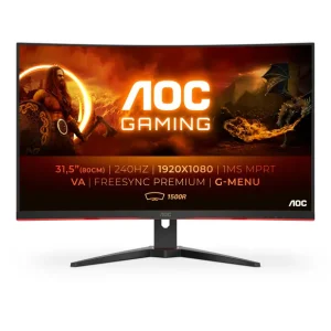 Reducere Monitor AOC, 31.5 inchi, Full HD, Led, Negru cu rosu
