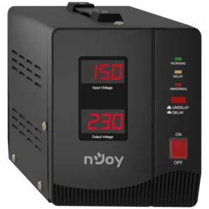 Stabilizator de tensiune nJoy Alvis 2000, 2000VA/1200W, LCD Display Ultima șansă