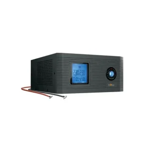 Doar azi UPS NJOY Aira 1200 centrale de incalzire, 1.2KVA / 1KVA, 2 x prize conectate la baterie, Display LCD, Fara baterie (necesita acu
