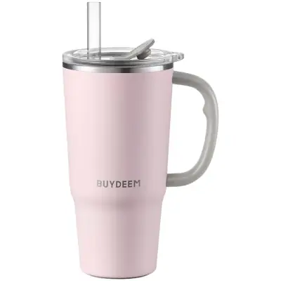 BUYDEEM DS57 Thermo cană supt szálal 700ml roz Preț mic
