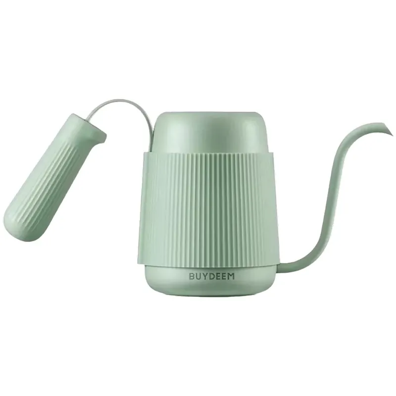 BUYDEEM CD2006-CG Gooseneck Pour Over Lúdnyakú Fierbător 350ml verde Reducere de preț
