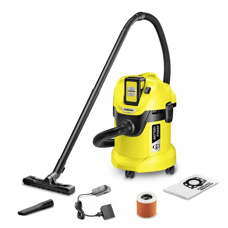 Ofertă limitată KARCHER 1.629-911.0 WD 3 Aspirator Cu acumulator umed și uscat