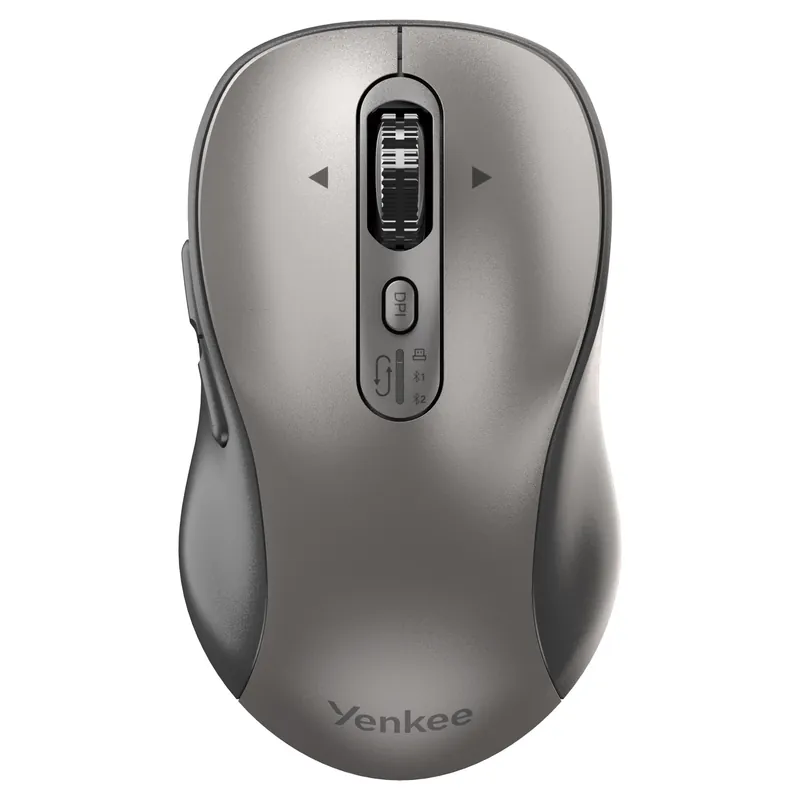 YENKEE YMS 2010 Gyro dual cablu fără mouse argint Ieftin