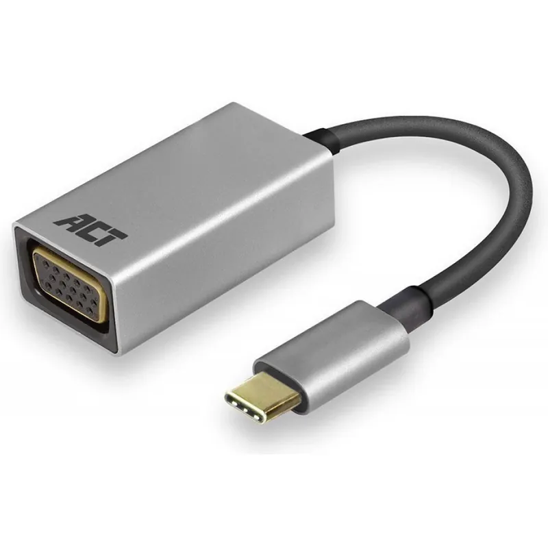 ACT CONNECTIVITY USB 3.0 VGA/D-Sub Convertor Gri 12cm AC7000 Transport gratuit